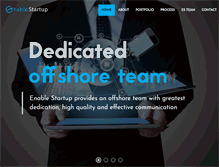 Tablet Screenshot of enablestartup.com